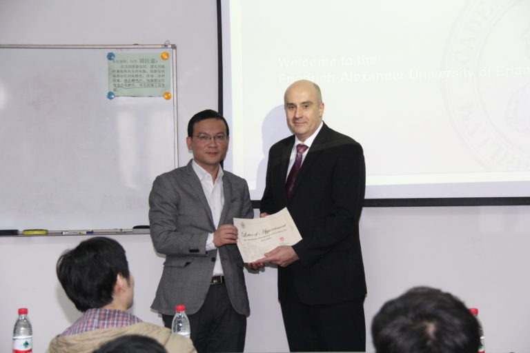 Ernennung von Professor Hausotte zum Gastprofessor der Tianjin Universität
