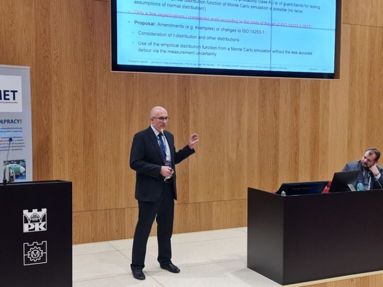 XV International Scientific Conference on Coordinate Metrology – Cracow, Poland