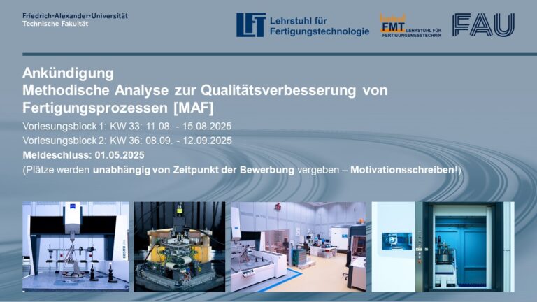 Bald: MAF Kurs in Kooperation mit dem LFT