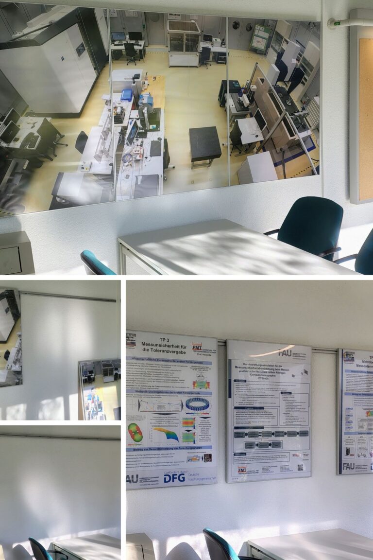 Blick in den Messraum